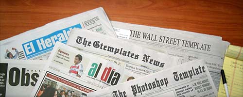 Newspaper Front Page Template Photoshop