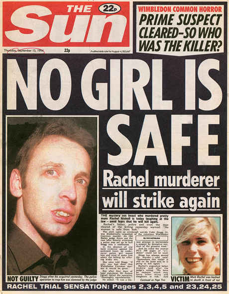 Newspaper Front Page The Sun