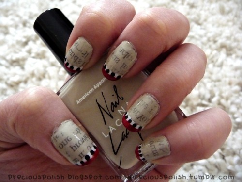 Newspaper Nails