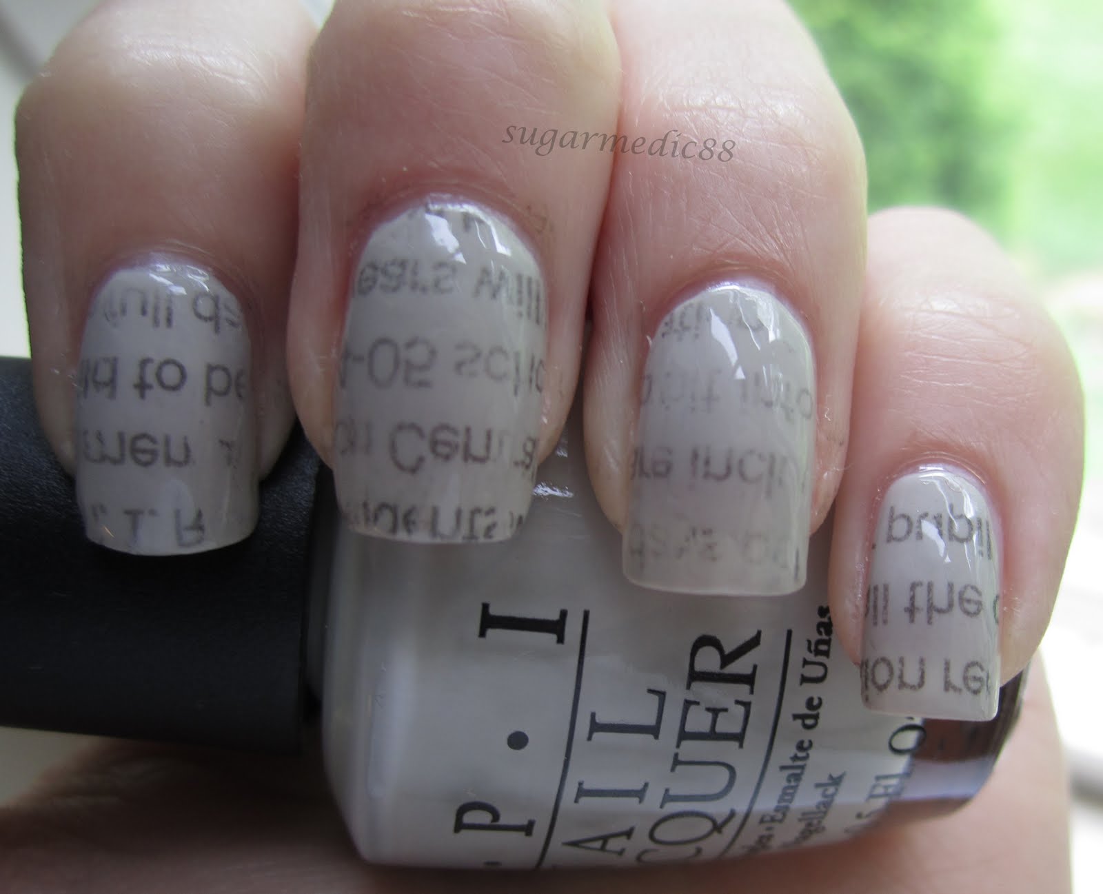 Newspaper Nails