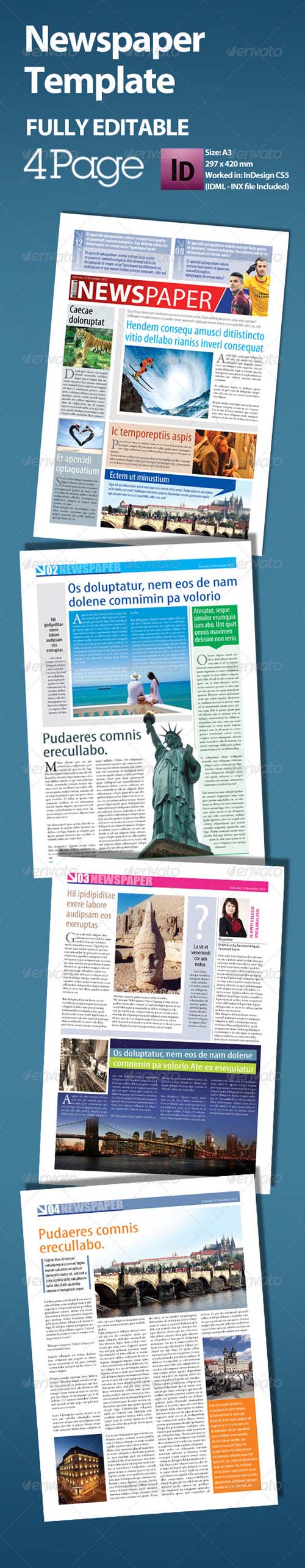 Newspaper Template For Mac Free