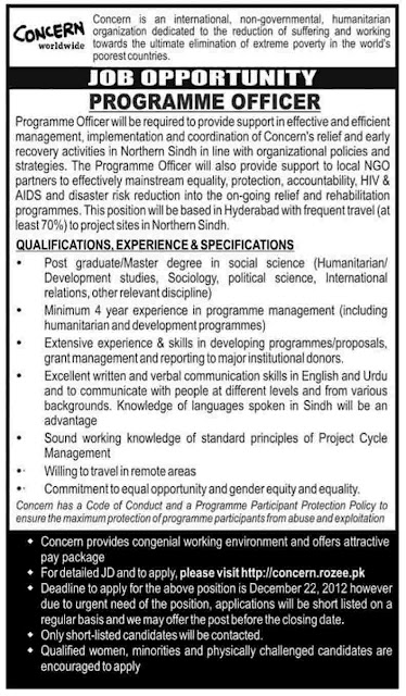 Ngo Jobs In Pakistan For Doctors