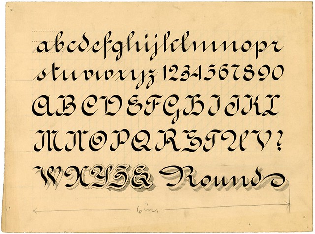 Nice Writing Styles Alphabet