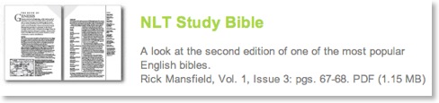 Nlt Study Bible Pdf