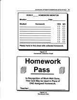 No Homework Pass Template