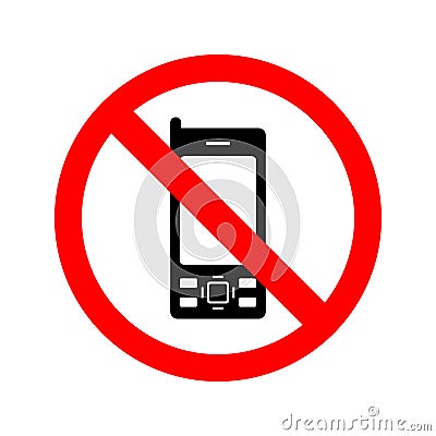 No Mobile Phone Clipart