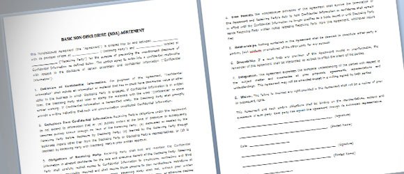 Non Disclosure Agreement Template Uk