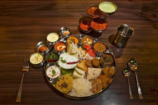 North Indian Food Thali