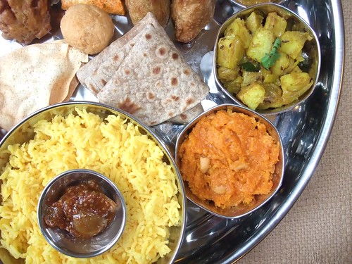 North Indian Food Thali