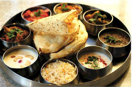 North Indian Food Thali