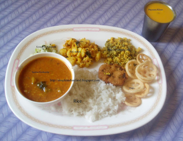 North Indian Food Thali