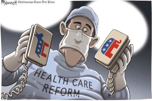 Obama Healthcare Cartoons