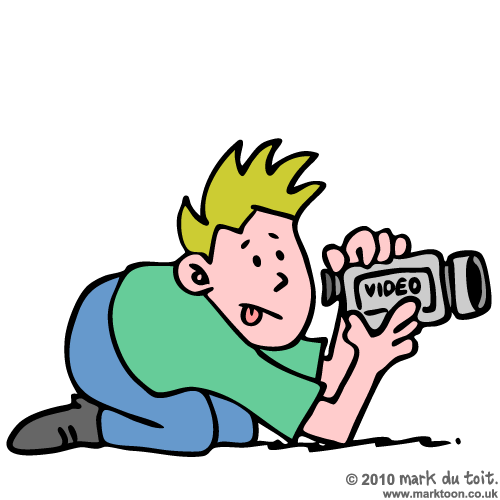 Old Video Camera Cartoon