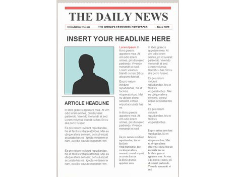 Online Newspaper Templates Free