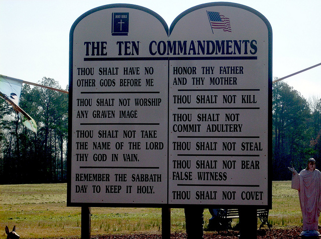 Original 10 Commandments Tablets