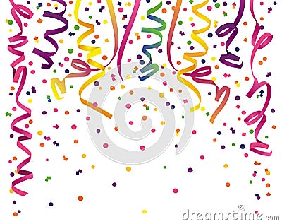 Party Streamers Clipart