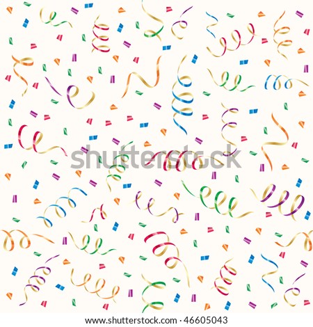 Party Streamers Clipart