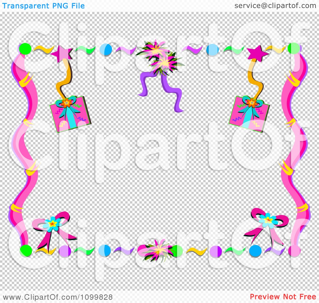 Party Streamers Clipart