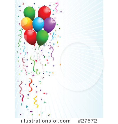 Party Streamers Clipart Free