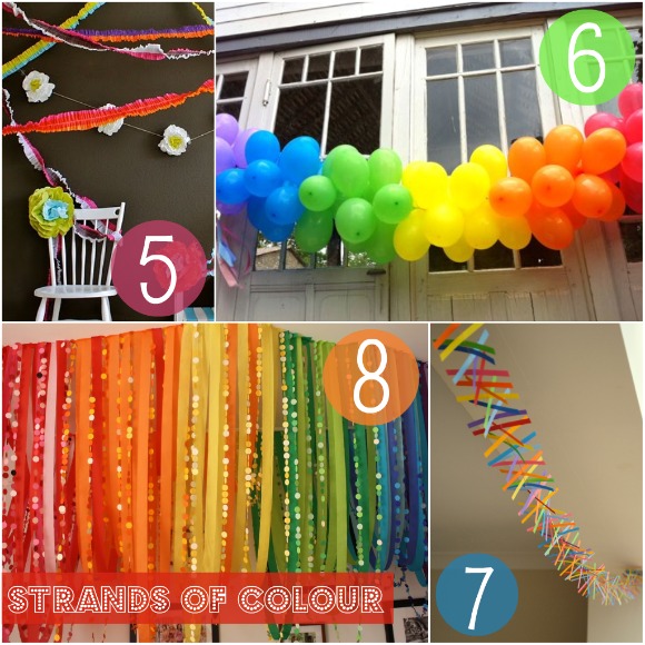 Party Streamers Decorating Ideas