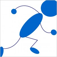 People Running Track Clipart