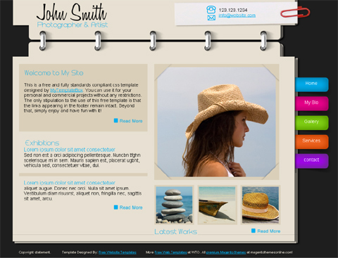 Personal Web Pages Templates