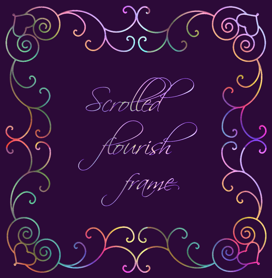 Photo Frames Design Png