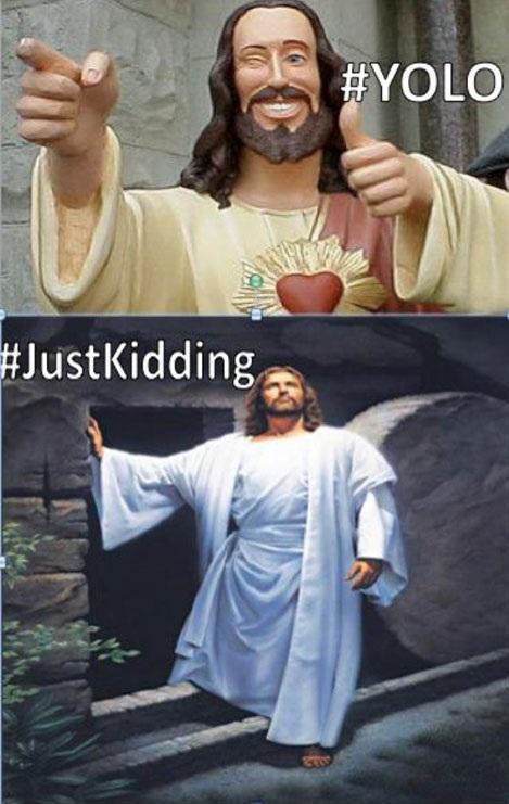 Photobombed By Jesus