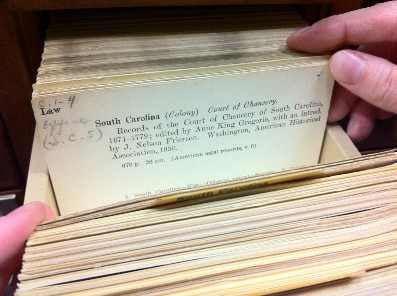 Picture Of Subject Card Catalog