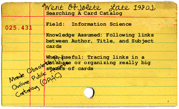 Picture Of Subject Card Catalog