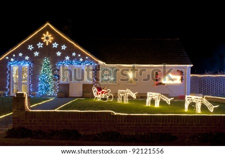 Pictures Of Christmas Lights Outside