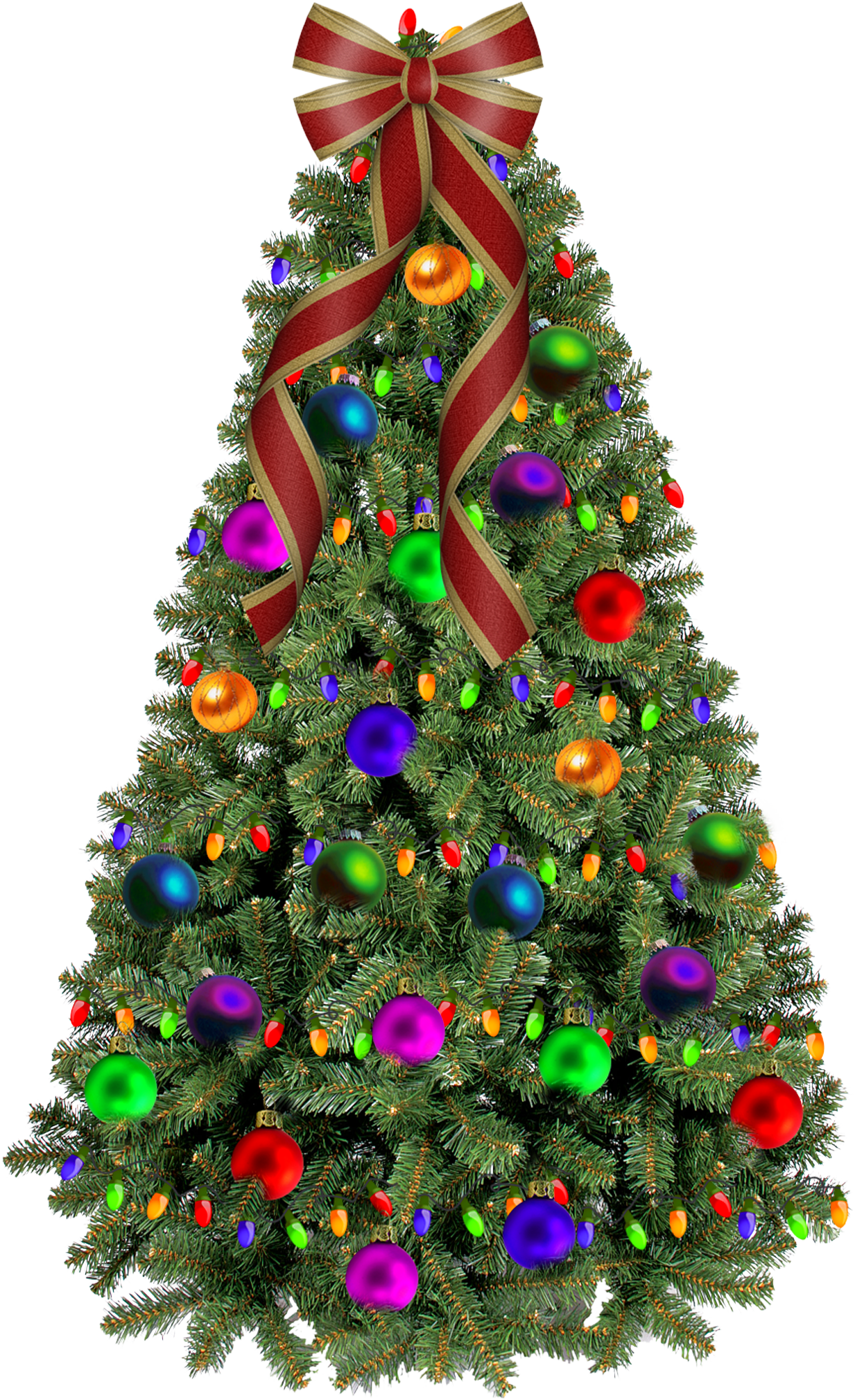 Pictures Of Christmas Trees With Gifts