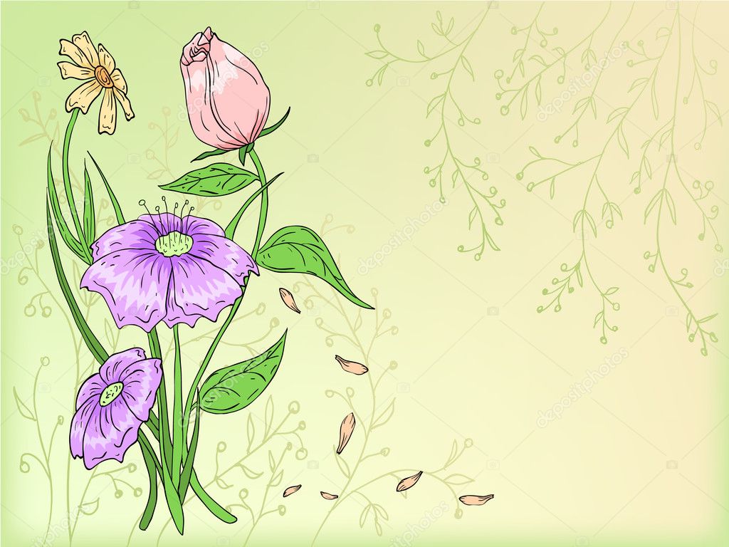 Pictures Of Flowers To Draw