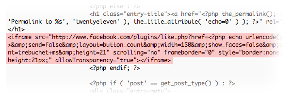 Post.php File For Facebook