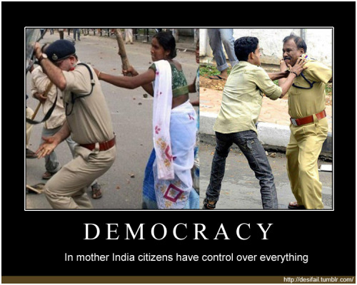 Poster On Democracy In India