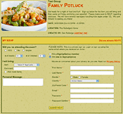 Potluck Sign Up Sheet Templates