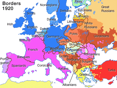 Pre World War 1 Map Of Europe