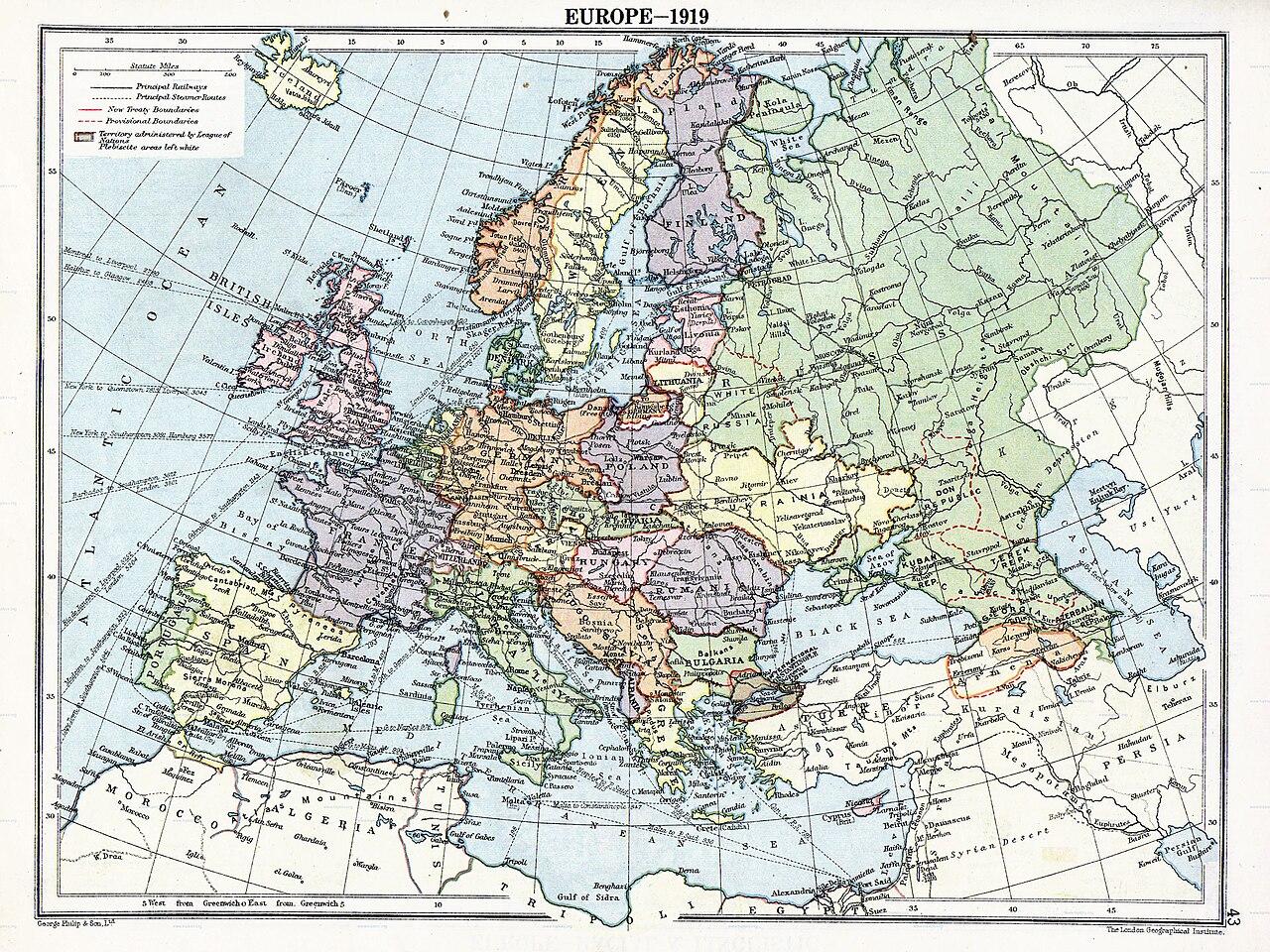 Pre World War 2 Map Of Europe