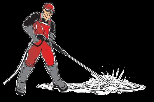 Pressure Washer Cartoon