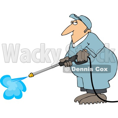 Pressure Washer Cartoon