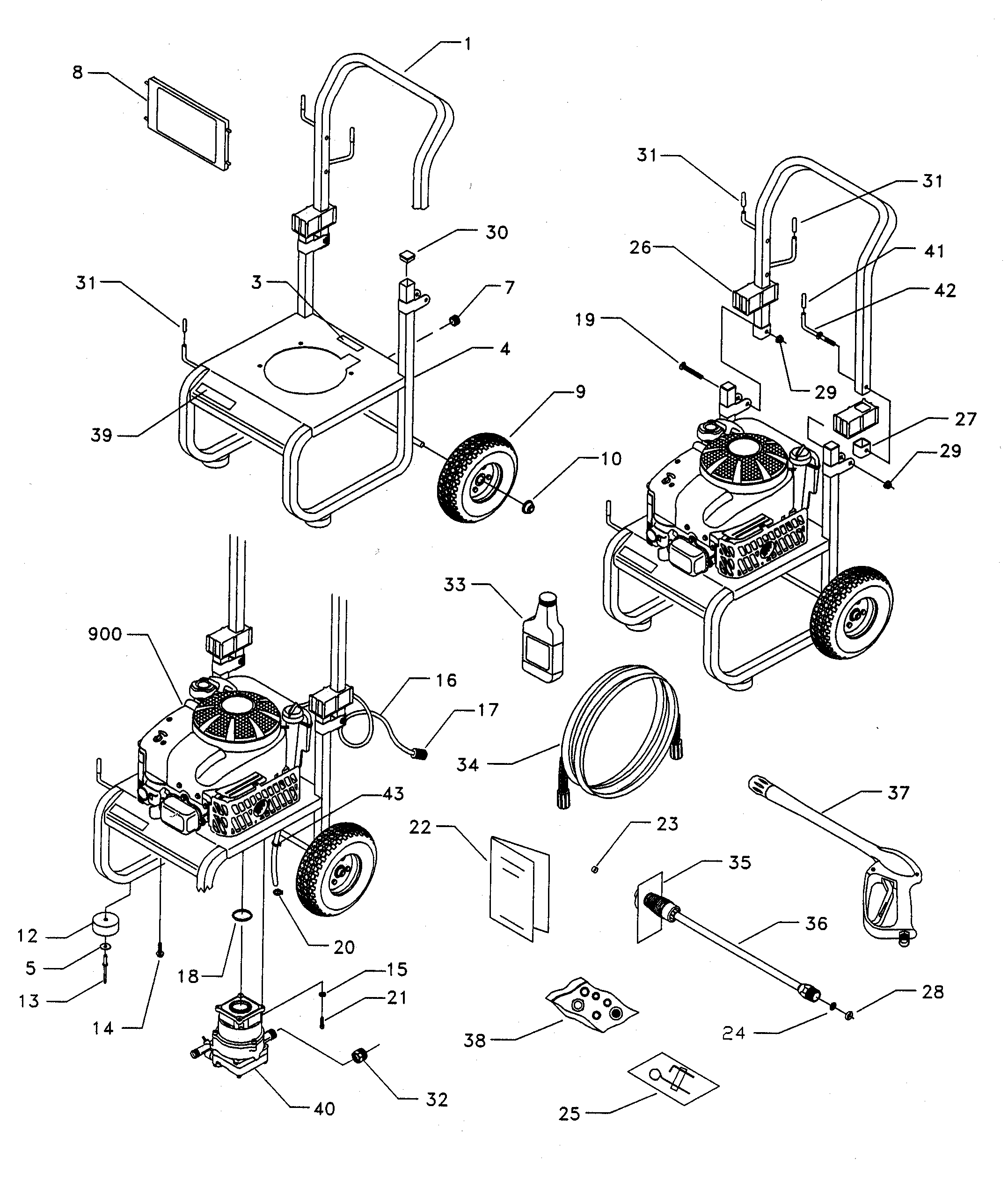 Pressure Washer Parts