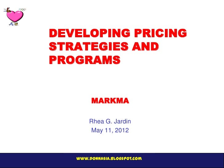 Pricing Methods In Marketing Management