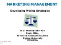 Pricing Methods In Marketing Management