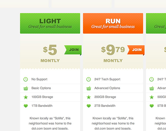 Pricing Table Css Code