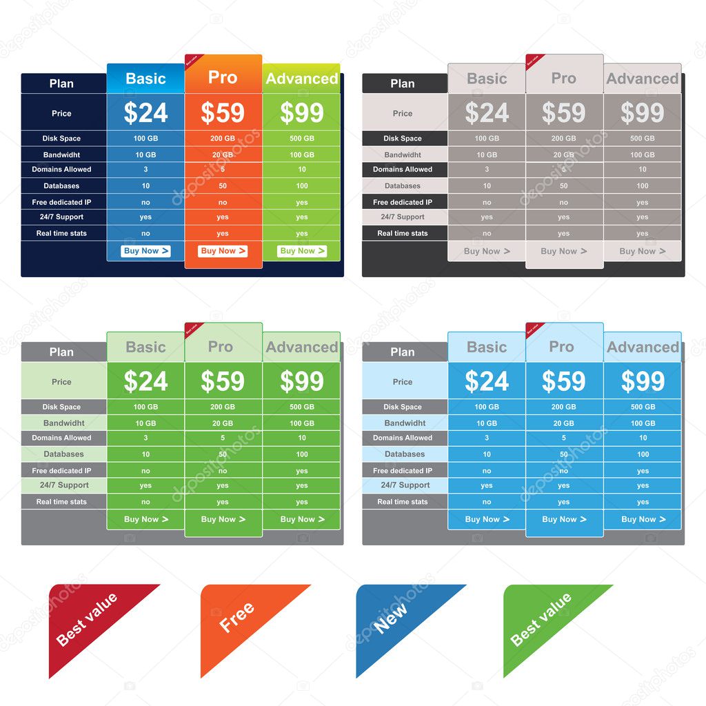 Pricing Table Template