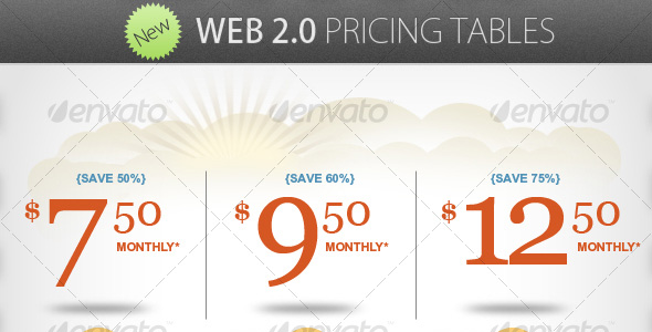 Pricing Table Template Word