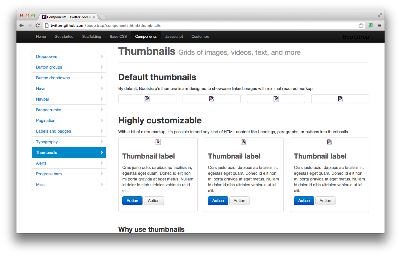 Print.css Bootstrap