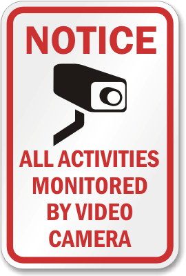 Printable Security Camera Signs