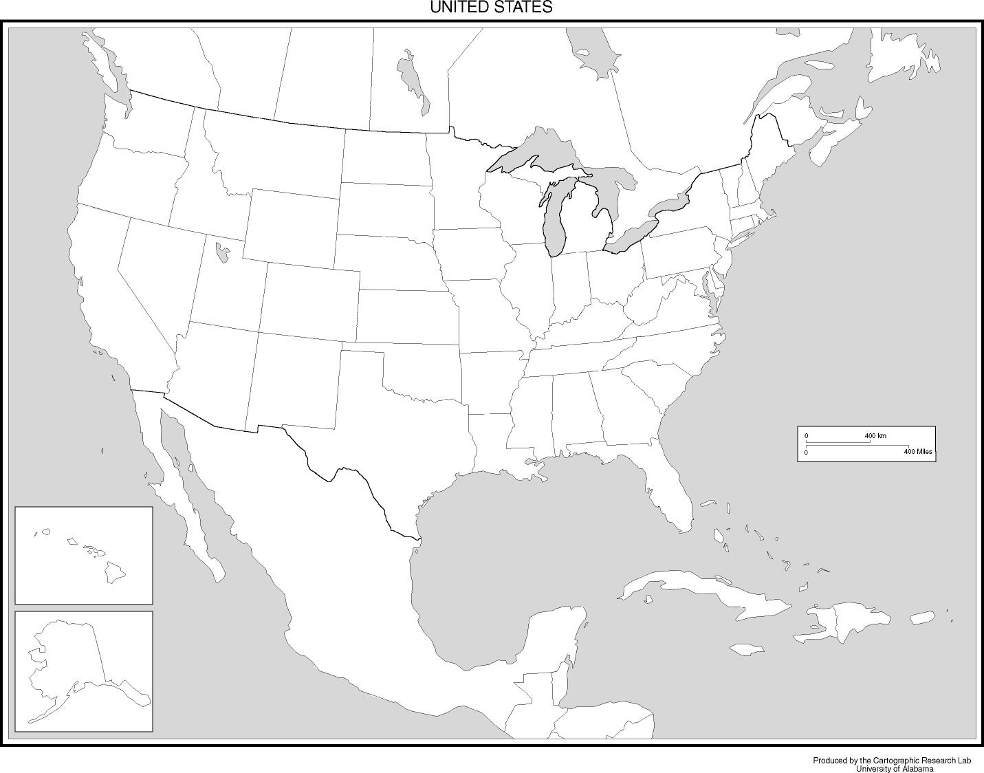 Printable Usa Map With States And Cities