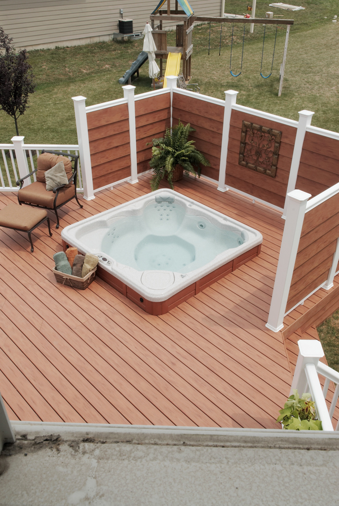 Privacy Fence Ideas For Hot Tub